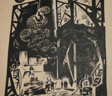 . (сталевары). б.тушь., 1970г., 43х31